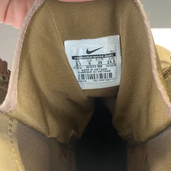 Nike SFB Field Leather Tactical Boots Coyote Brown - Size 6.5 Men's